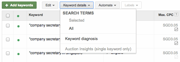 Keyword Search Term